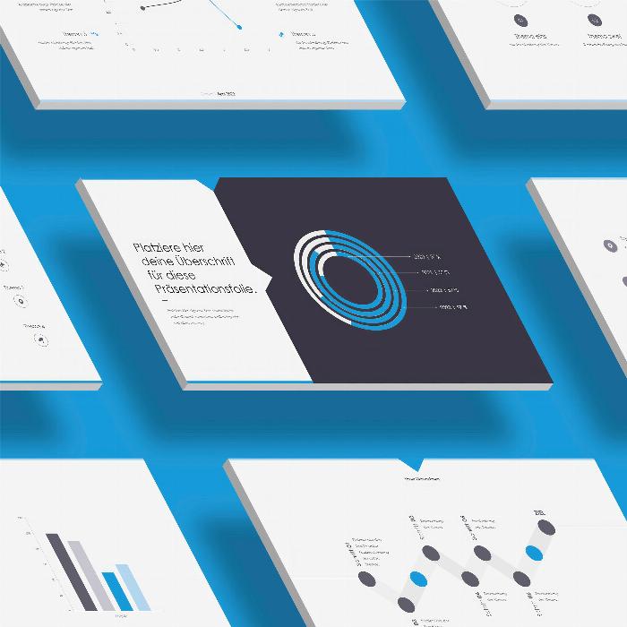 Modèles de diapositives pour PowerPoint, Keynote & Google Slides : „Angle“
