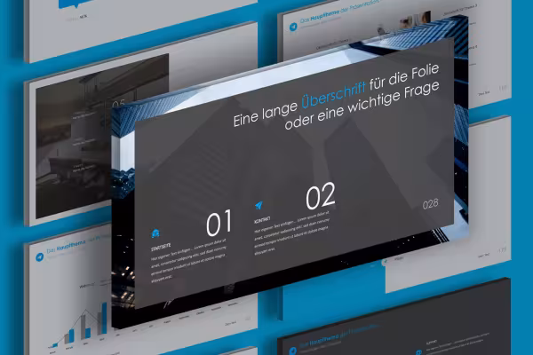 Modèle de présentation pour Keynote : Exemples de mises en page