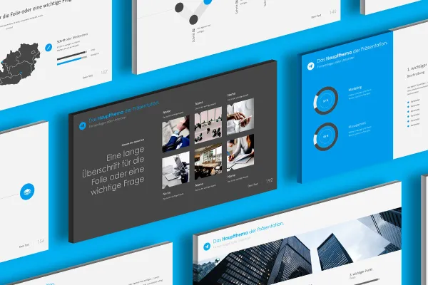 Modello per presentazioni Keynote: layout diversi
