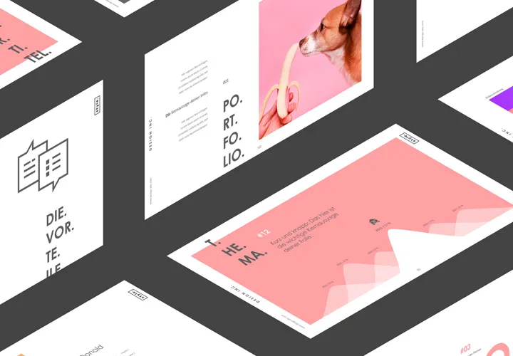 Beautiful slide templates for PowerPoint, Keynote & Google Slides: "Style" design