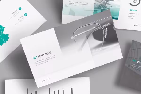 Layout-Vorlagen für Keynote: Beispielfolien