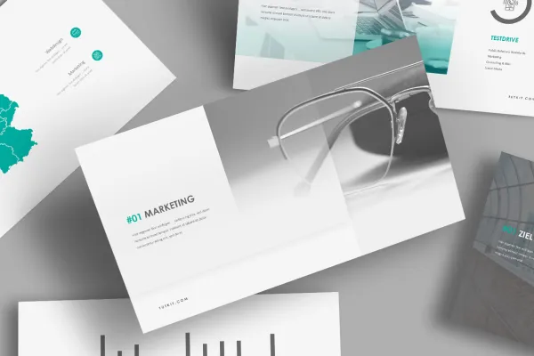Layout di modello per Keynote: diapositive di esempio