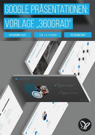 Google Slides: Folien-Vorlagen im Design „360Grad“