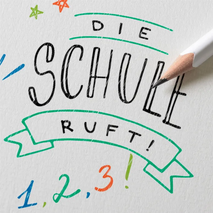 Handlettering Einschulung: handgeschriebene Sprüche für Glückwünsche zum Schulanfang