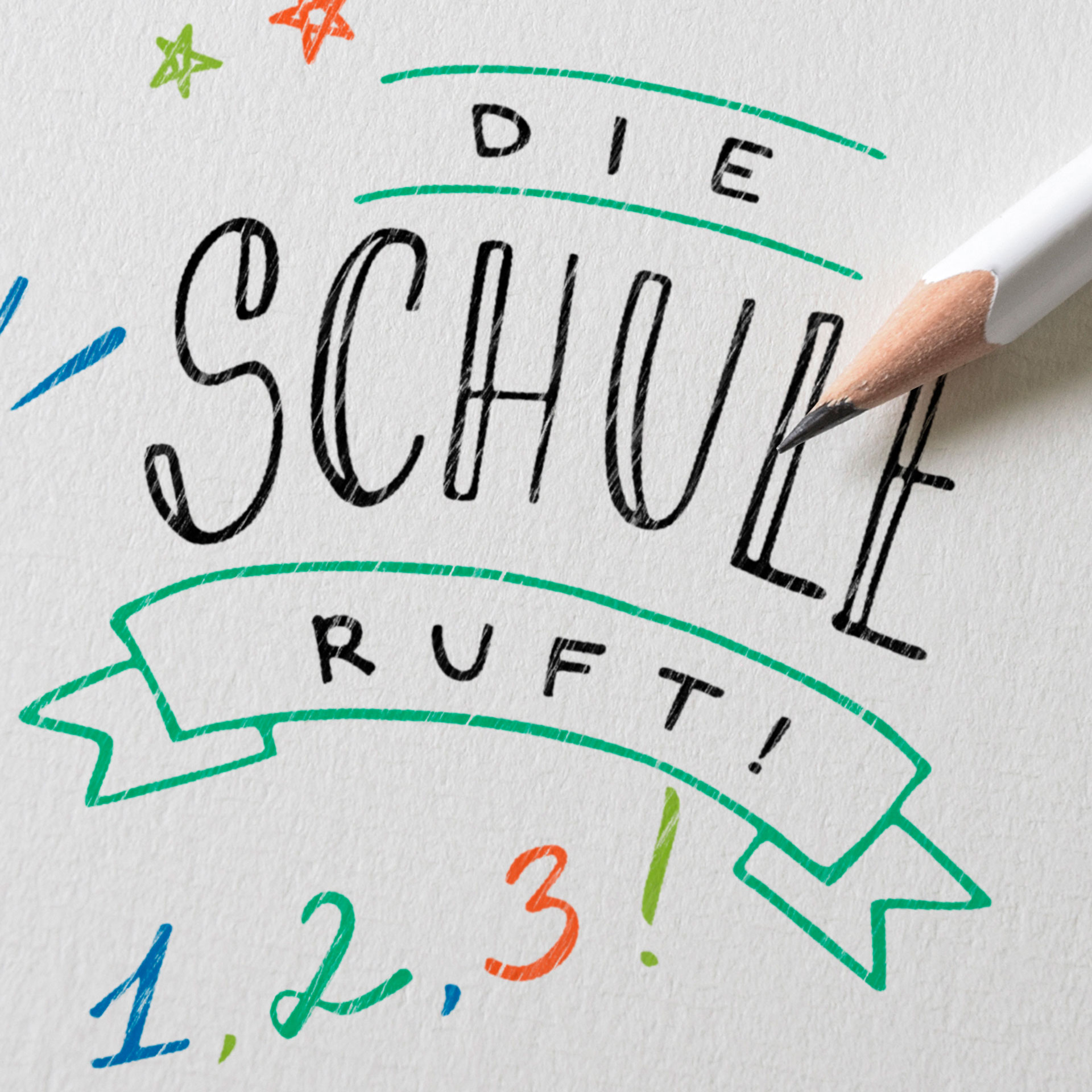 Handlettering Einschulung: handgeschriebene Sprüche für Glückwünsche zum Schulanfang