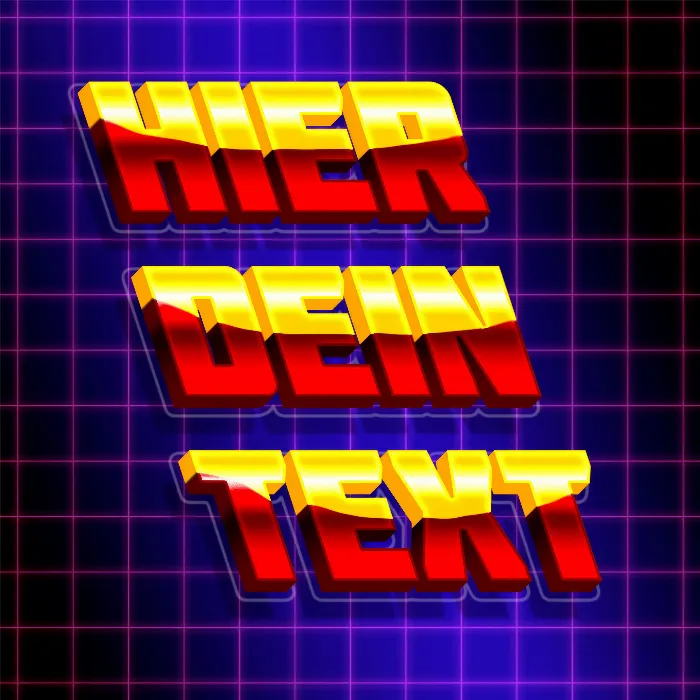 Retro & Neon in Photoshop: Effetti 3D per testi e grafiche