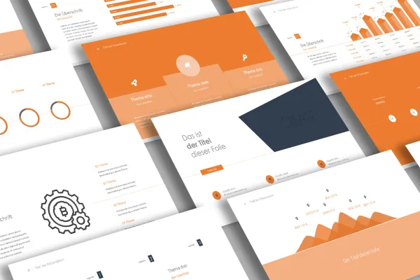 Buat rangkaian slide Anda dari template Keynote, Google Slides, dan PPT.