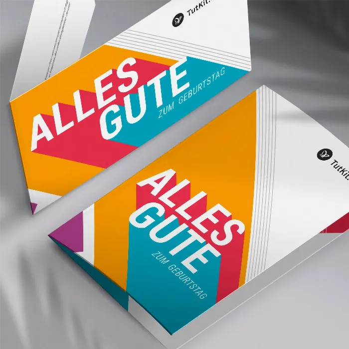 Cartes de vœux d'anniversaire professionnelles : modèles avec un aspect professionnel.