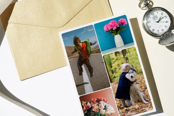 Printed photo collage