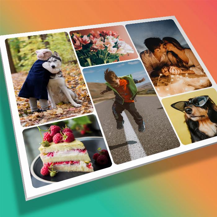 Modelli di fotocollage per creare storie fotografiche affascinanti.