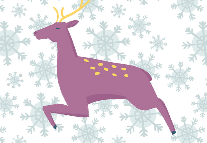 Weihnachtsmuster zum Download: Tannenbaum, Glöckchen, Sterne und Co.