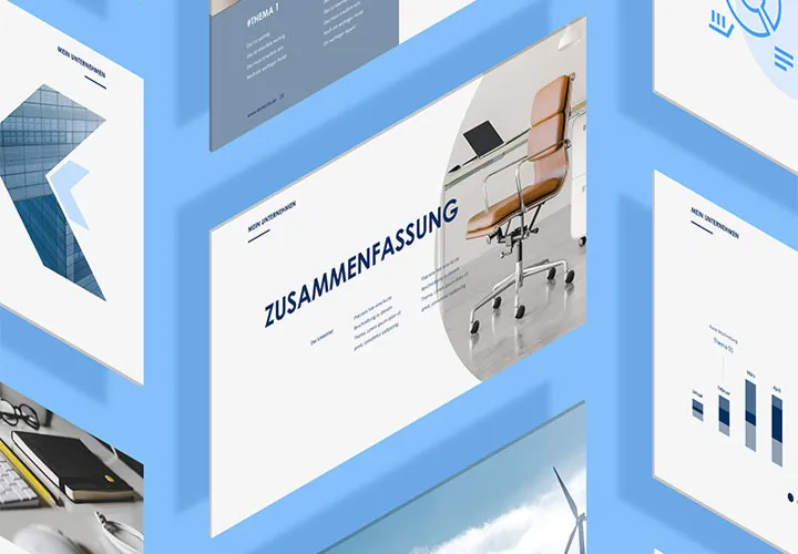 Templates für PPT, Keynote und Google Slides im modernen „Flow“-Design