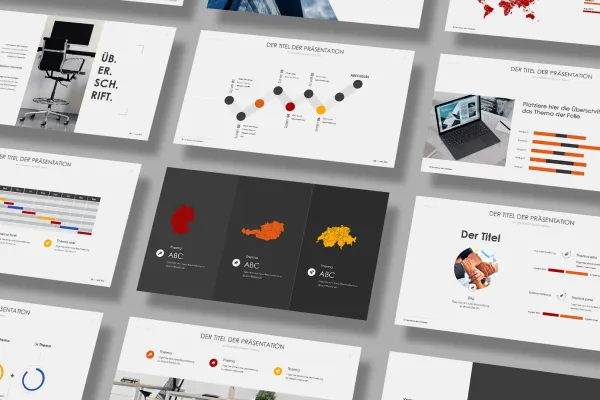 Folie skabeloner til PowerPoint, Keynote og Google Slides i Streamline-design