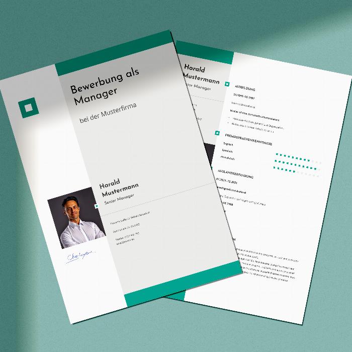 Søknad som leder (m/k/d) - maler for Word, InDesign og Affinity Publisher