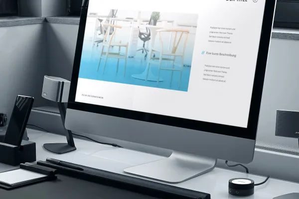 Eksempelfolier fra designmalene Space for Keynote, PowerPoint og Google Slides.