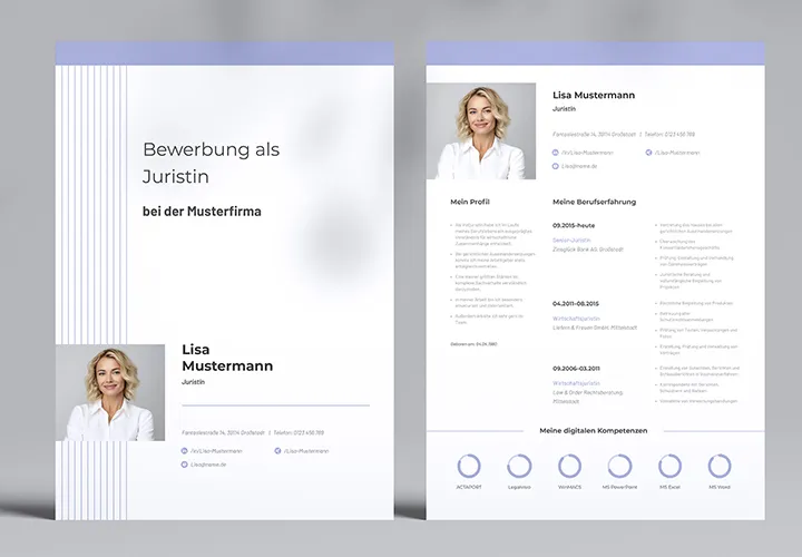 Application as a lawyer (m/f/d) - Sample CV & Co.