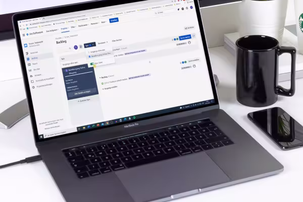 Screenshot from the video tutorial on the Jira project management software
