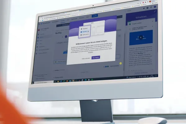 Screenshot dal video tutorial sul software di project management Jira.