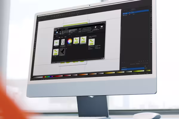 Guida per vettorializzare grafica a pixel in Inkscape su un monitor.