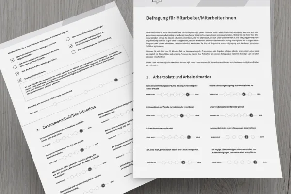 Malli, pohja, kyselylomake työntekijäkyselyä varten