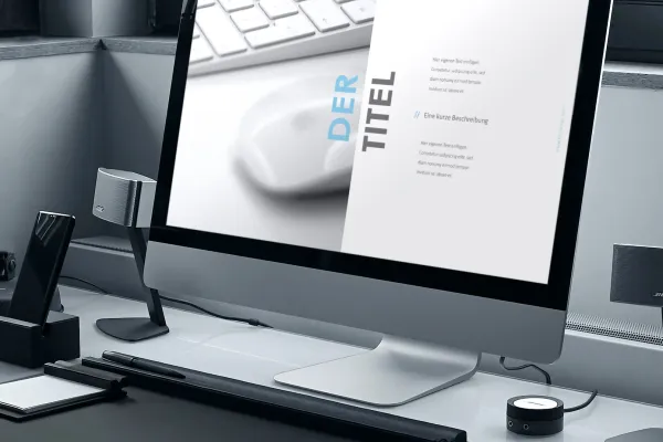 Forhåndsvisning av lysbilder fra designmaleriet Start-up.