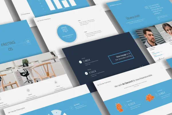 Design-Templates für PowerPoint, Keynote, Google Slides