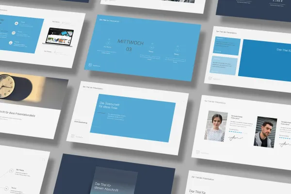 Design-Templates für PowerPoint, Keynote, Google Slides