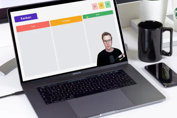 Fragment z wideoporadnika na temat Kanban do zarządzania projektami zwinnych
