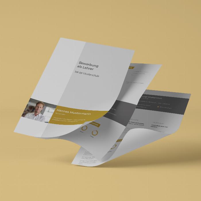 Candidatura come cambiamento di carriera - Modelli di design per Word, InDesign e Affinity Publisher