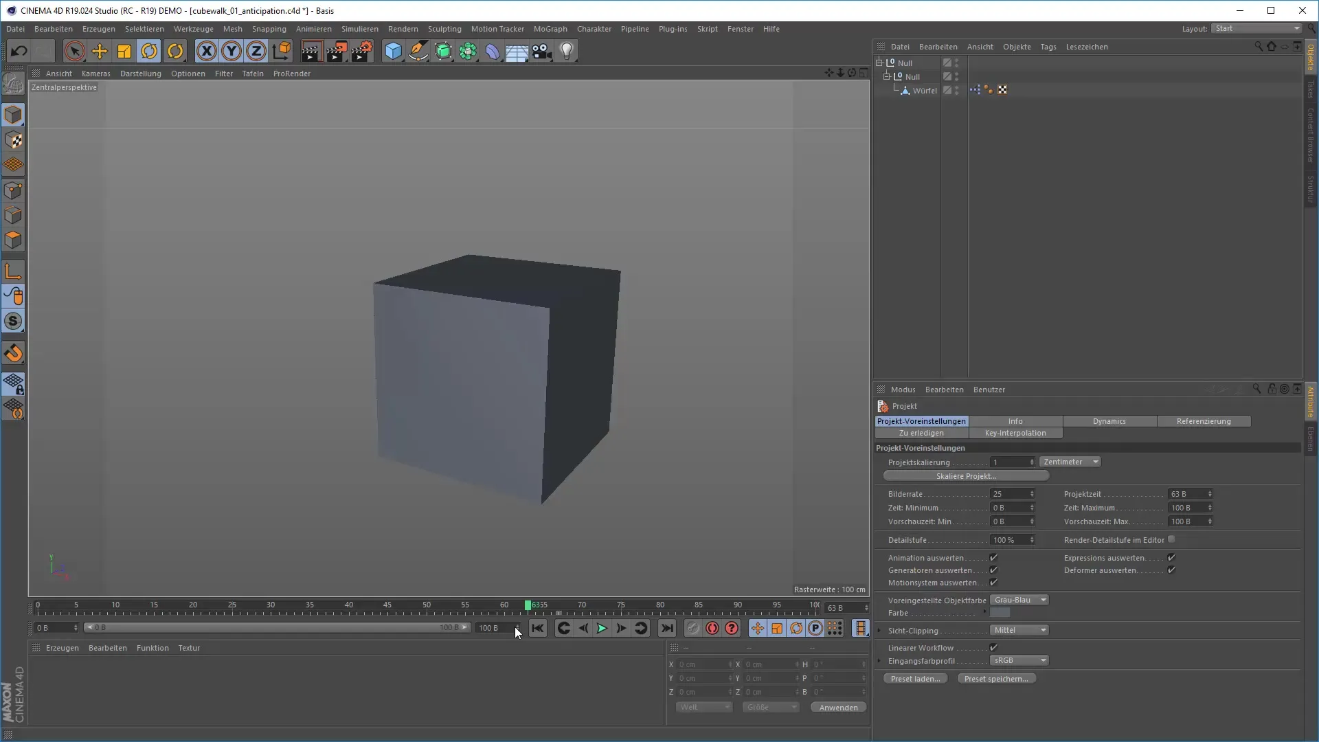 3D animation with follow through and overlapping action 3D animation with follow through and overlapping action