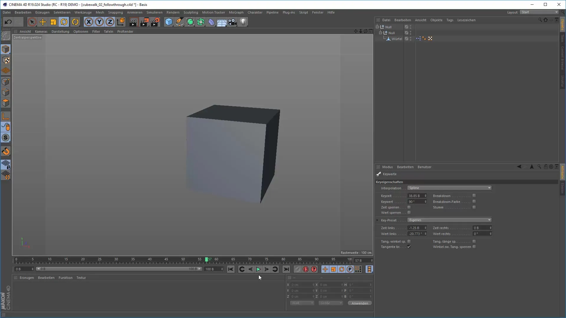 3D animation with follow through and overlapping action 3D animation with follow through and overlapping action