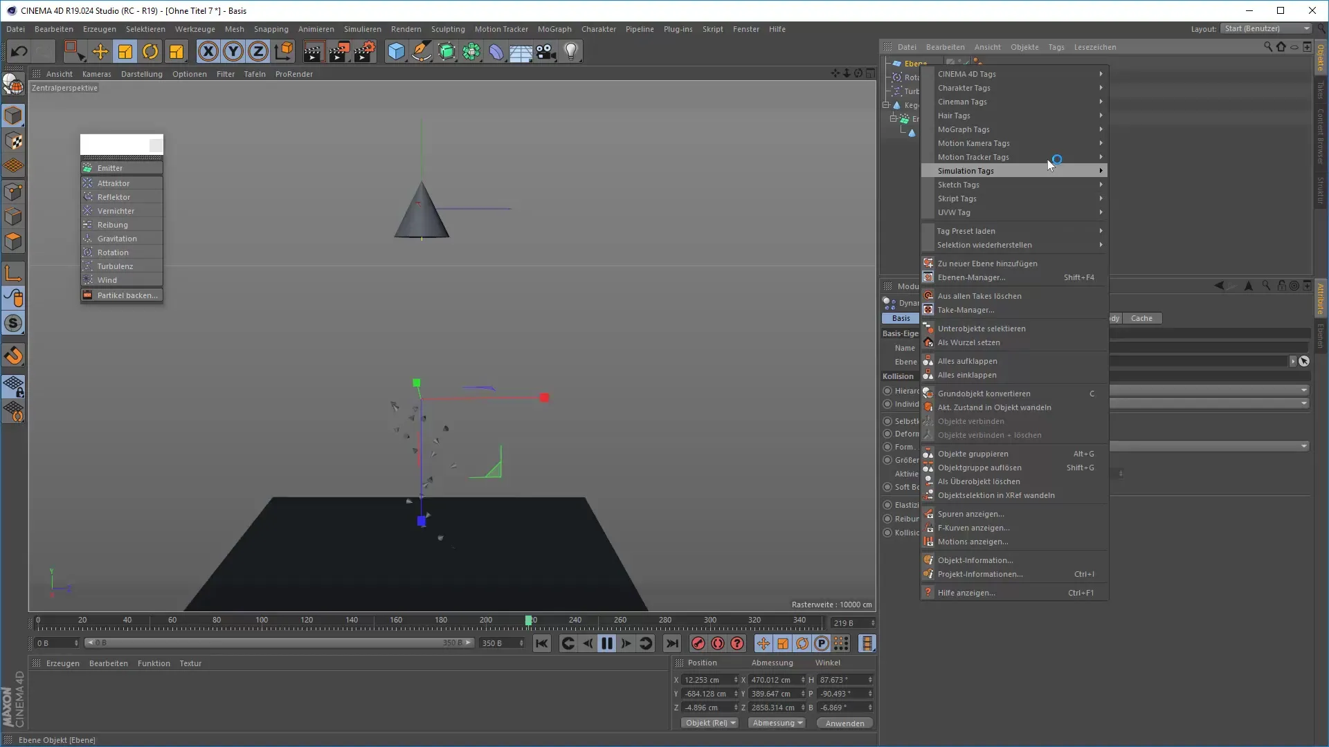 Particle animations in Cinema 4D explained in an understandable way Particle animations in Cinema 4D explained clearly