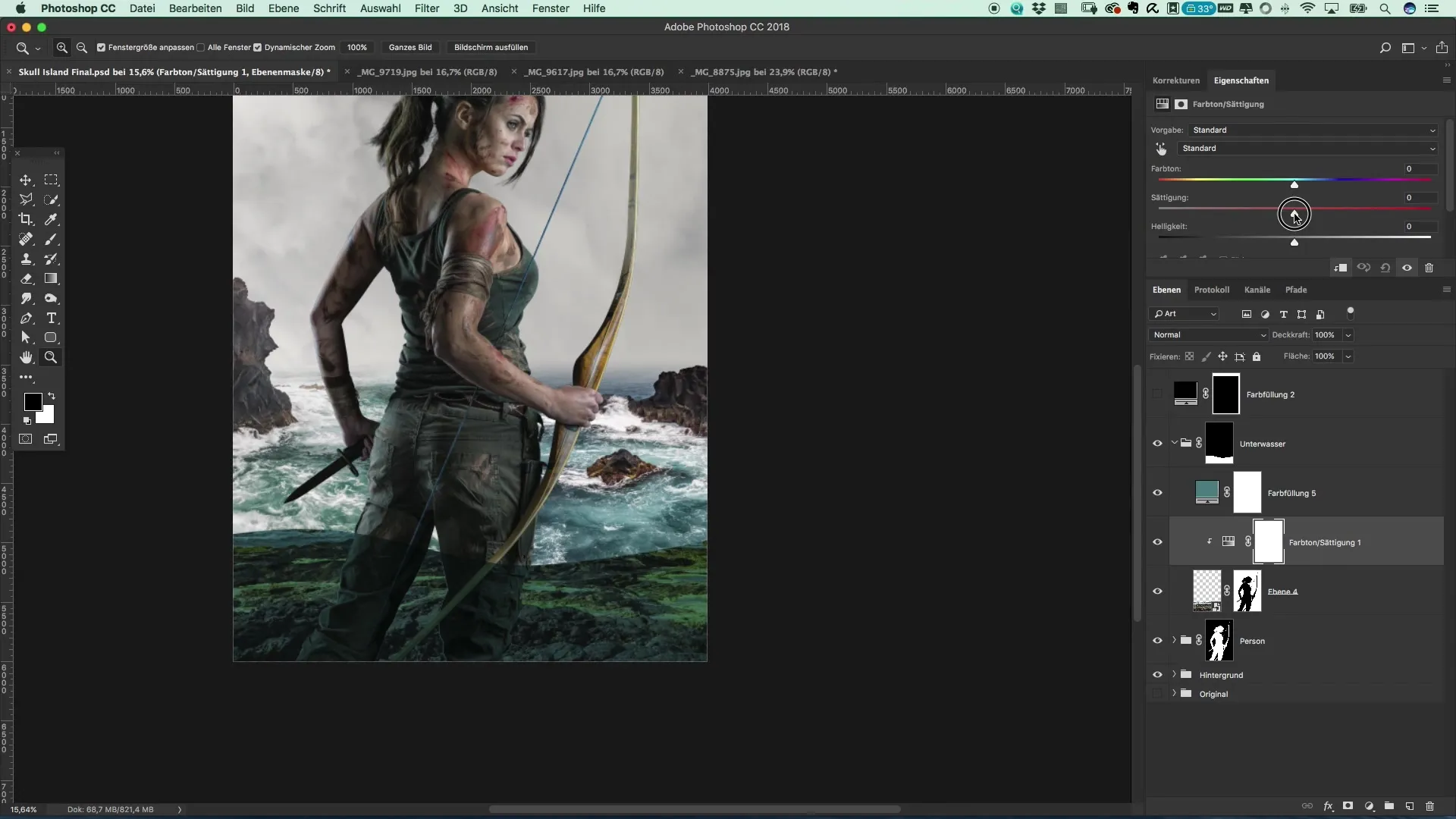 Stwórz kreatywny plakat podwodny Tomb Raider Zaprojektuj kreatywny plakat Tomb Raider pod wodą
