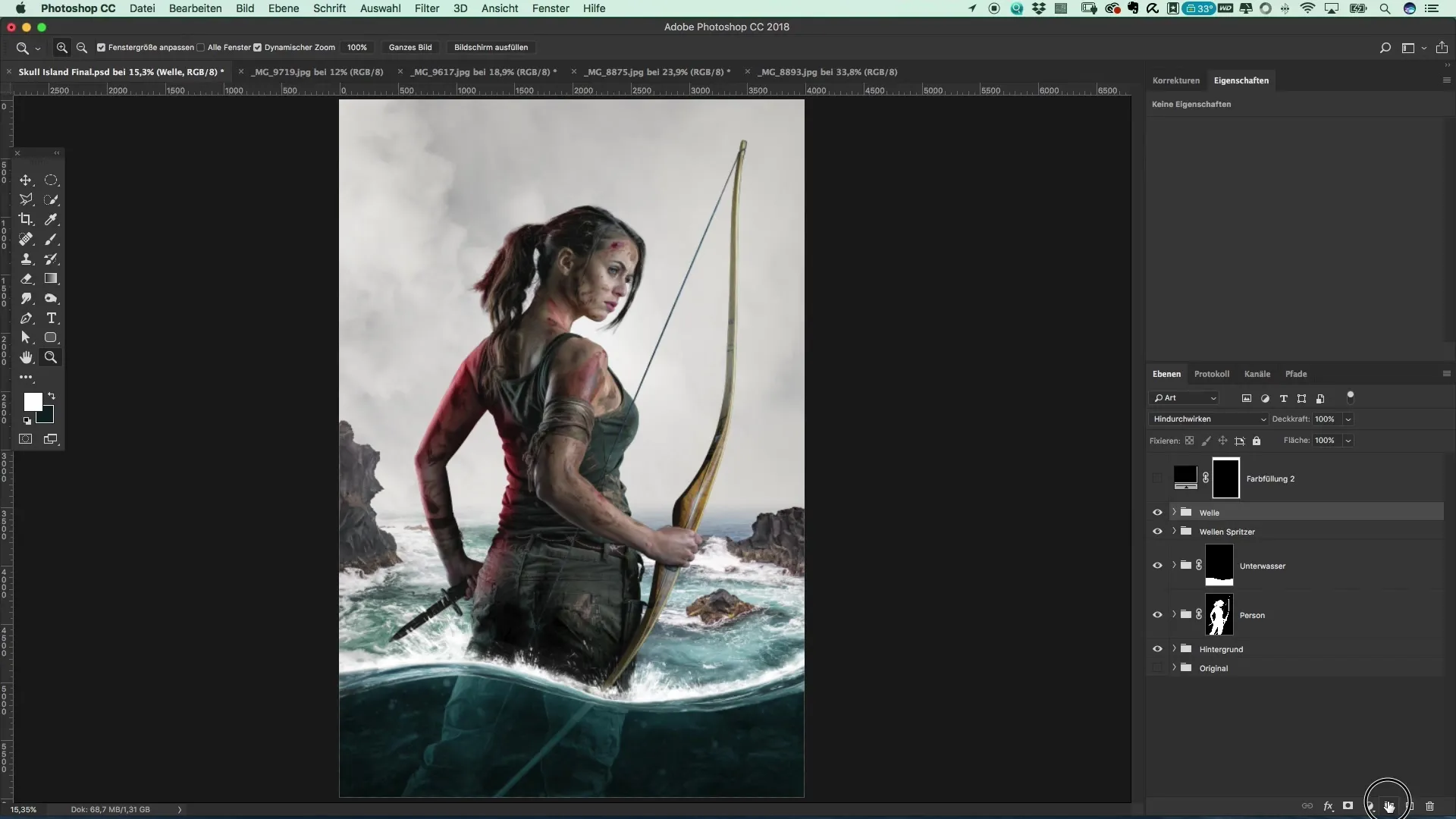 Stwórz ponure plakaty ogniste w stylu Tomb Raider Stwórz mroczne plakaty ogniste w stylu Tomb Raider