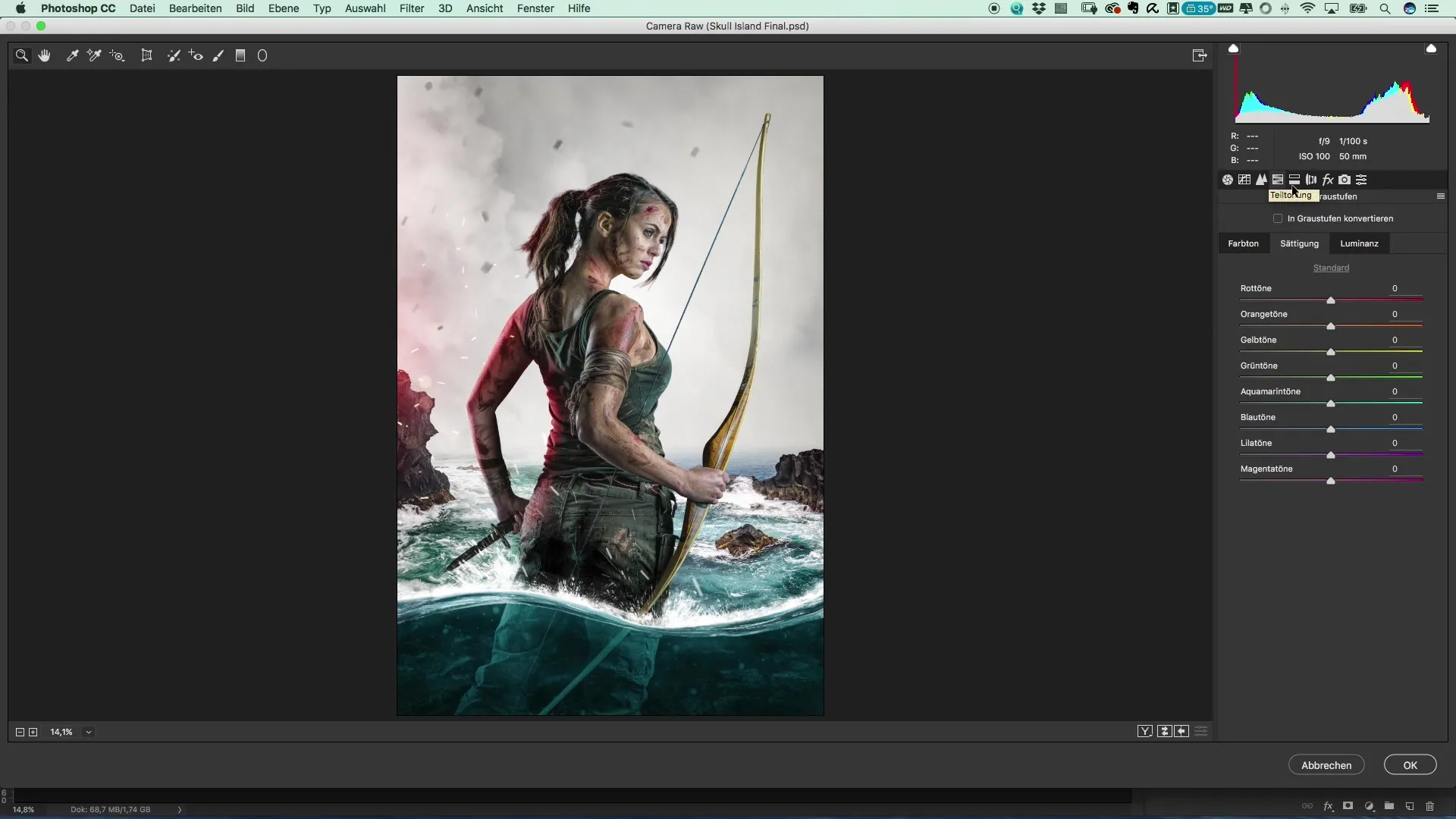 Poster im Tomb Raider-Stil erstellen – Photoshop und Fotografie leicht gemacht
