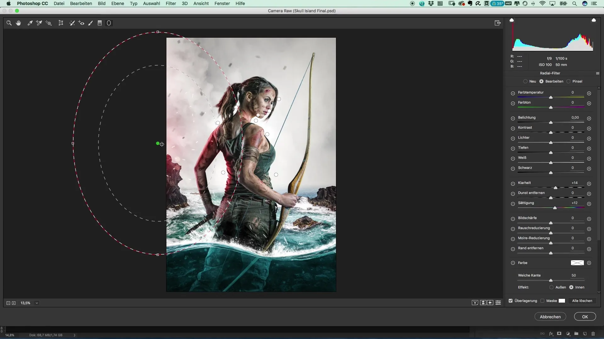 Poster im Tomb Raider-Stil erstellen – Photoshop und Fotografie leicht gemacht