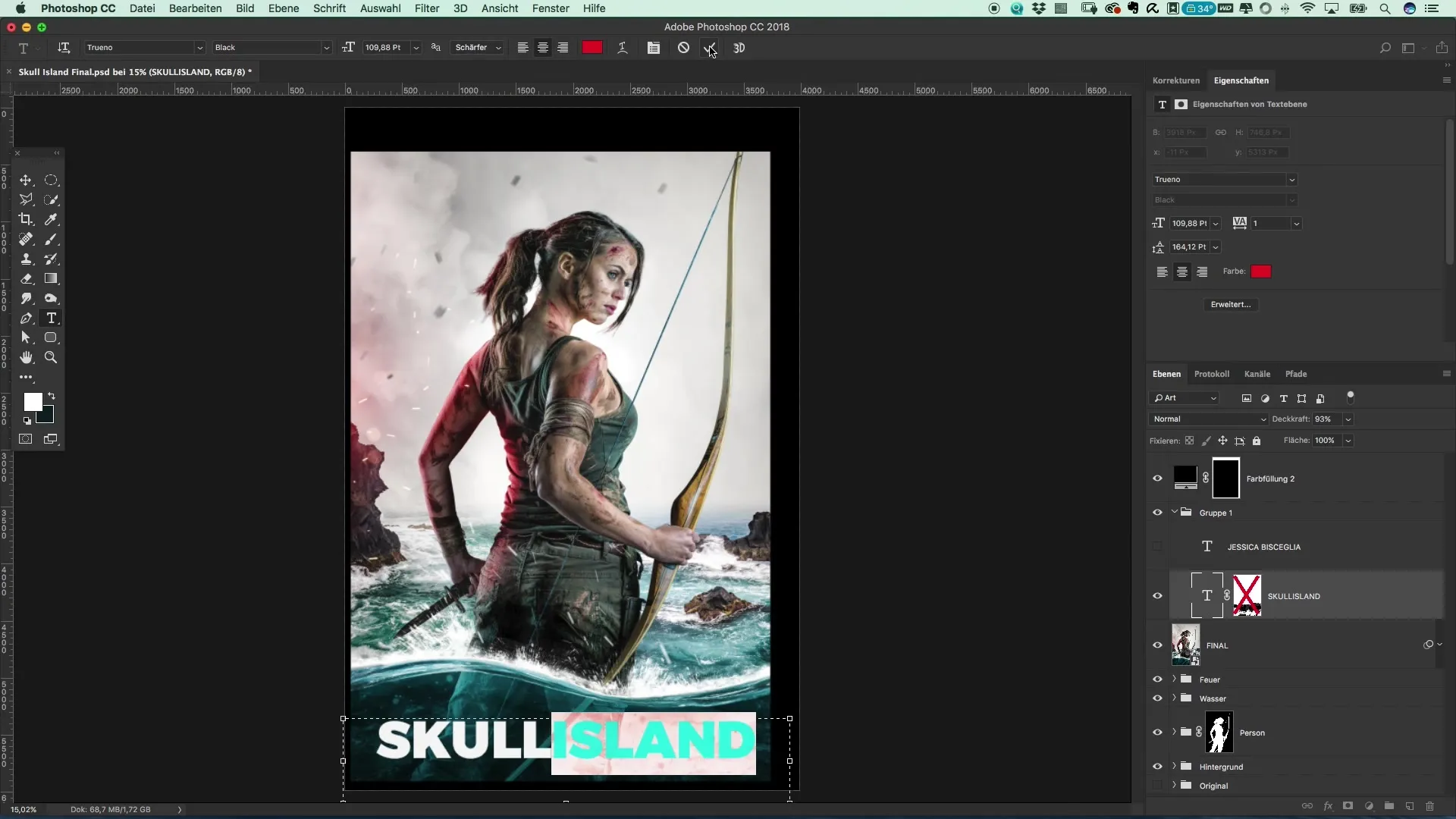 Poster im Tomb Raider-Stil erstellen – Photoshop und Fotografie leicht gemacht