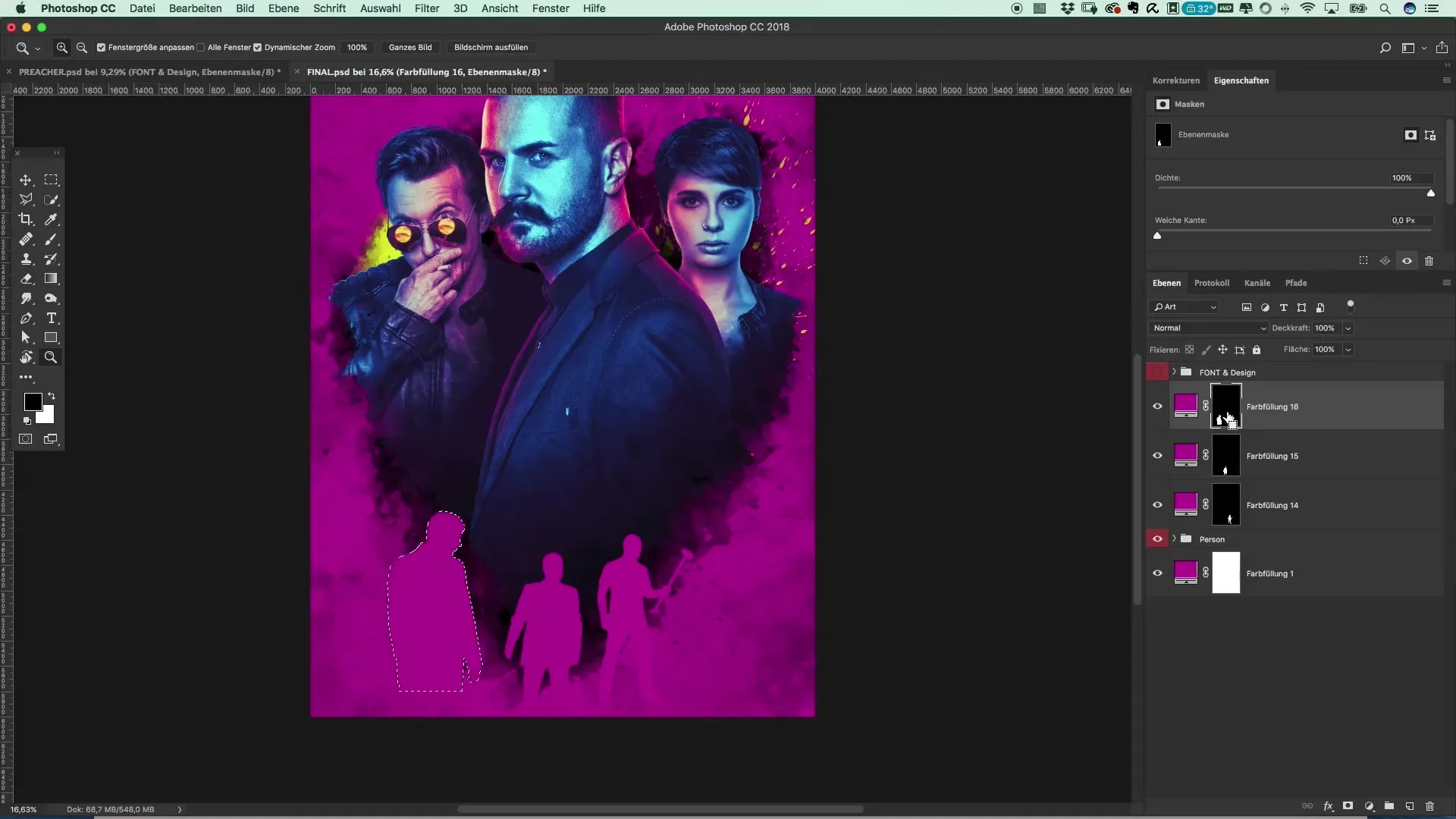 Zaprojektuj plakat filmowy w stylu Preachera Zaprojektuj plakat filmowy w stylu Preacher