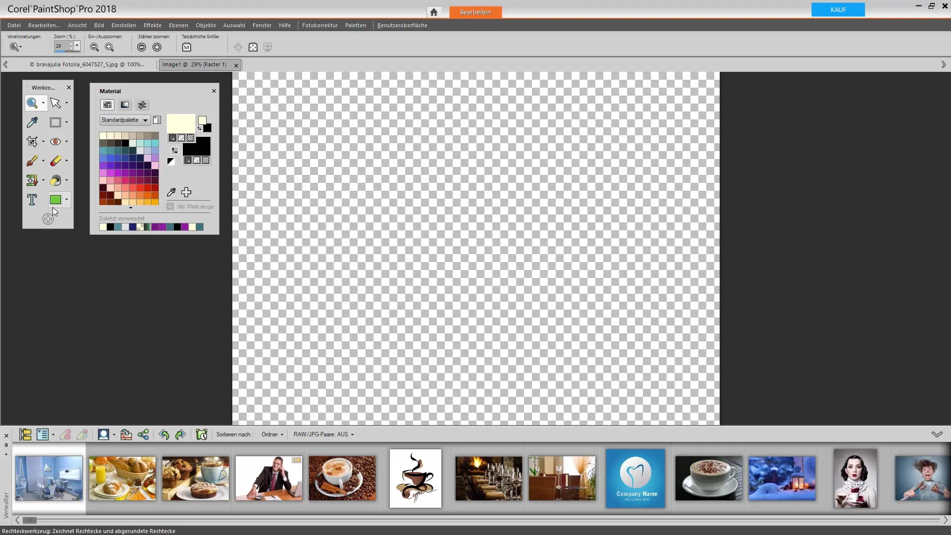 Corel PaintShop Pro – Využitie uvítacieho okna Corel PaintShop Pro – Používanie uvítacieho okna