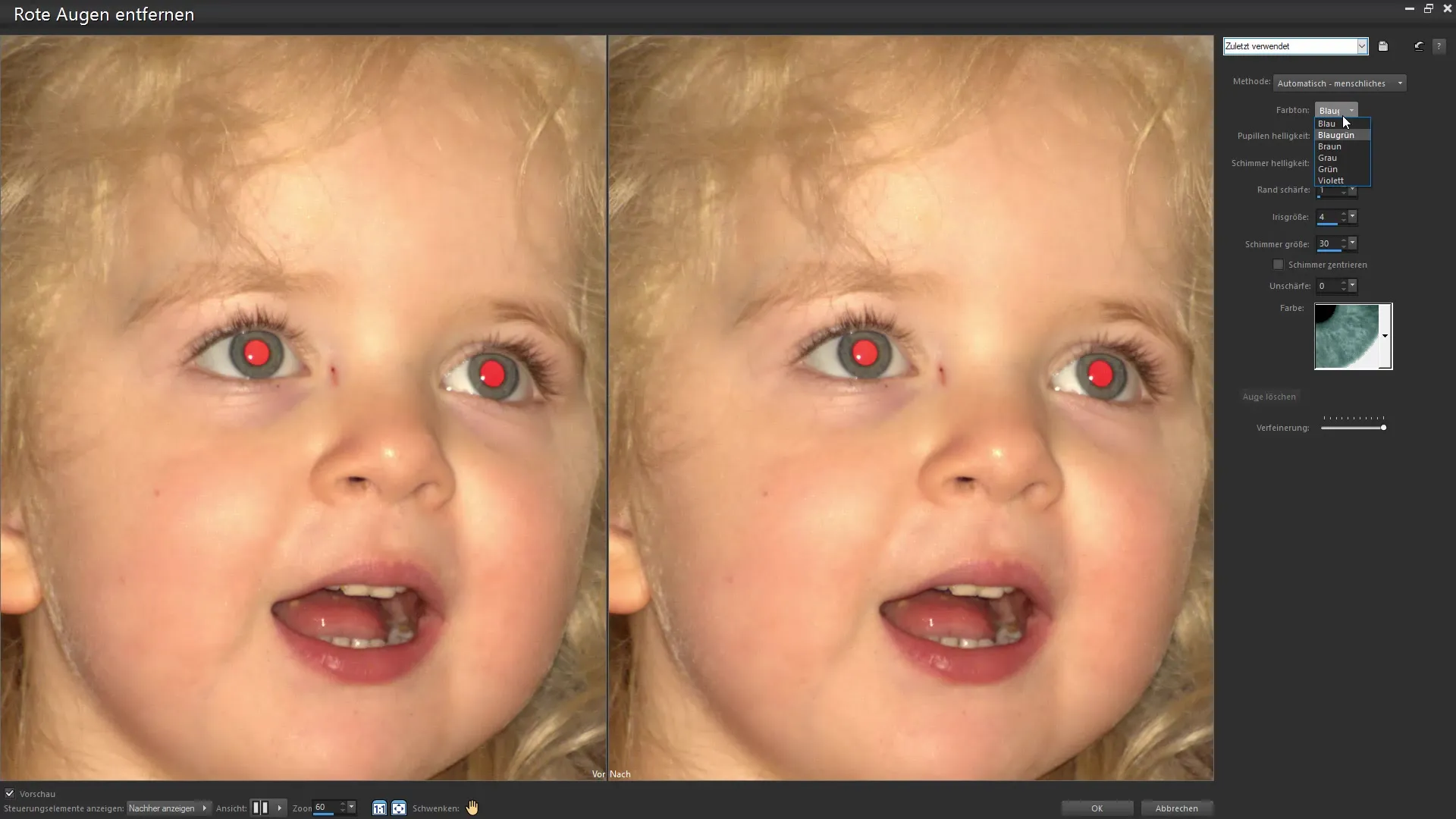 Anleitung zur roten Augen Entfernung in Corel PaintShop Pro Anleitung zur roten Augen Entfernung in Corel PaintShop Pro