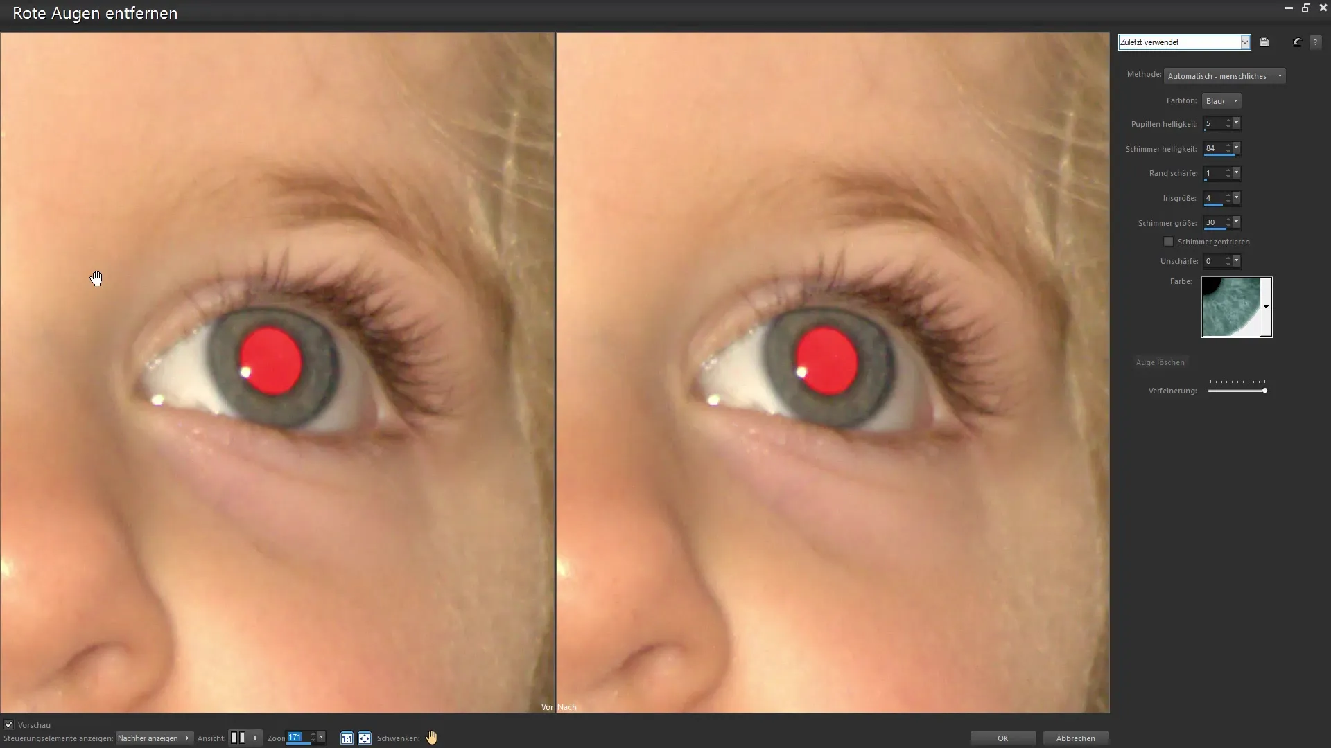 Anleitung zur roten Augen Entfernung in Corel PaintShop Pro Anleitung zur roten Augen Entfernung in Corel PaintShop Pro