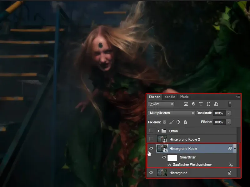 Paskiriamas ir stilius su „Photoshop“ - ortono efektas
