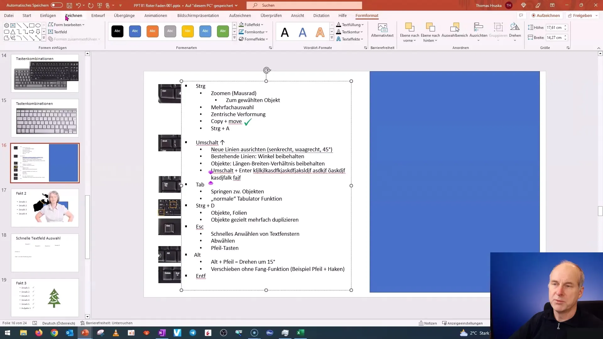 Corso di PowerPoint: Le combinazioni di tasti più utili per lavorare in modo più efficiente