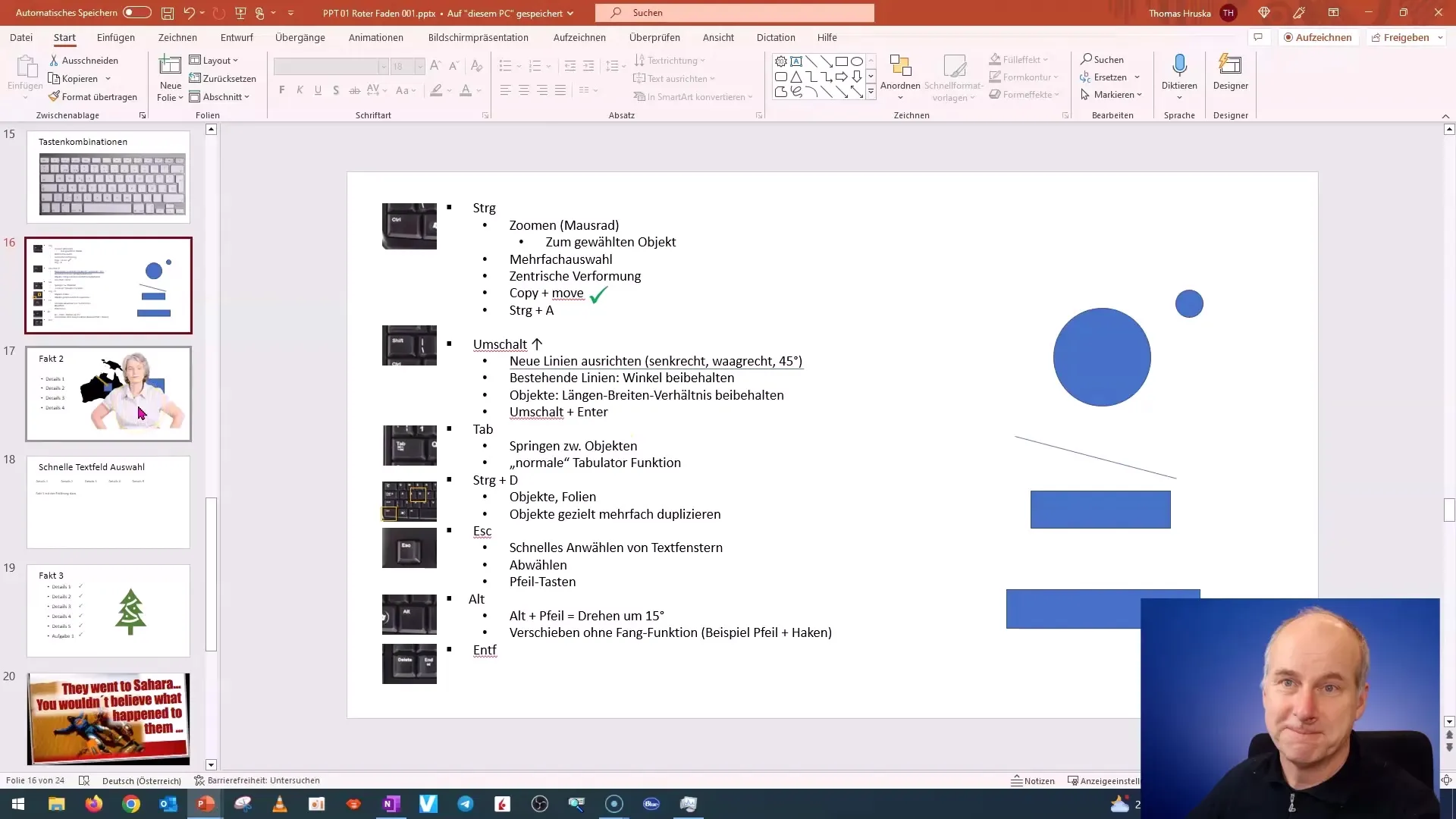 Progettazione efficace di PowerPoint: le migliori combinazioni di tasti