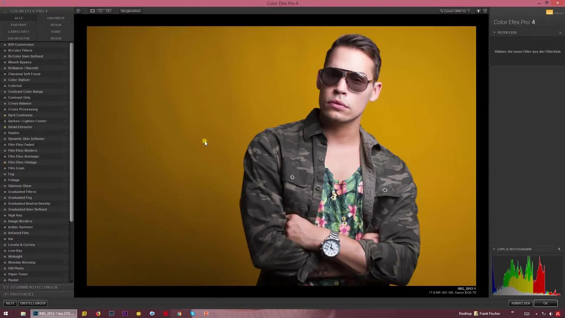 Color Efex Pro 4 – Always have favorites readily available