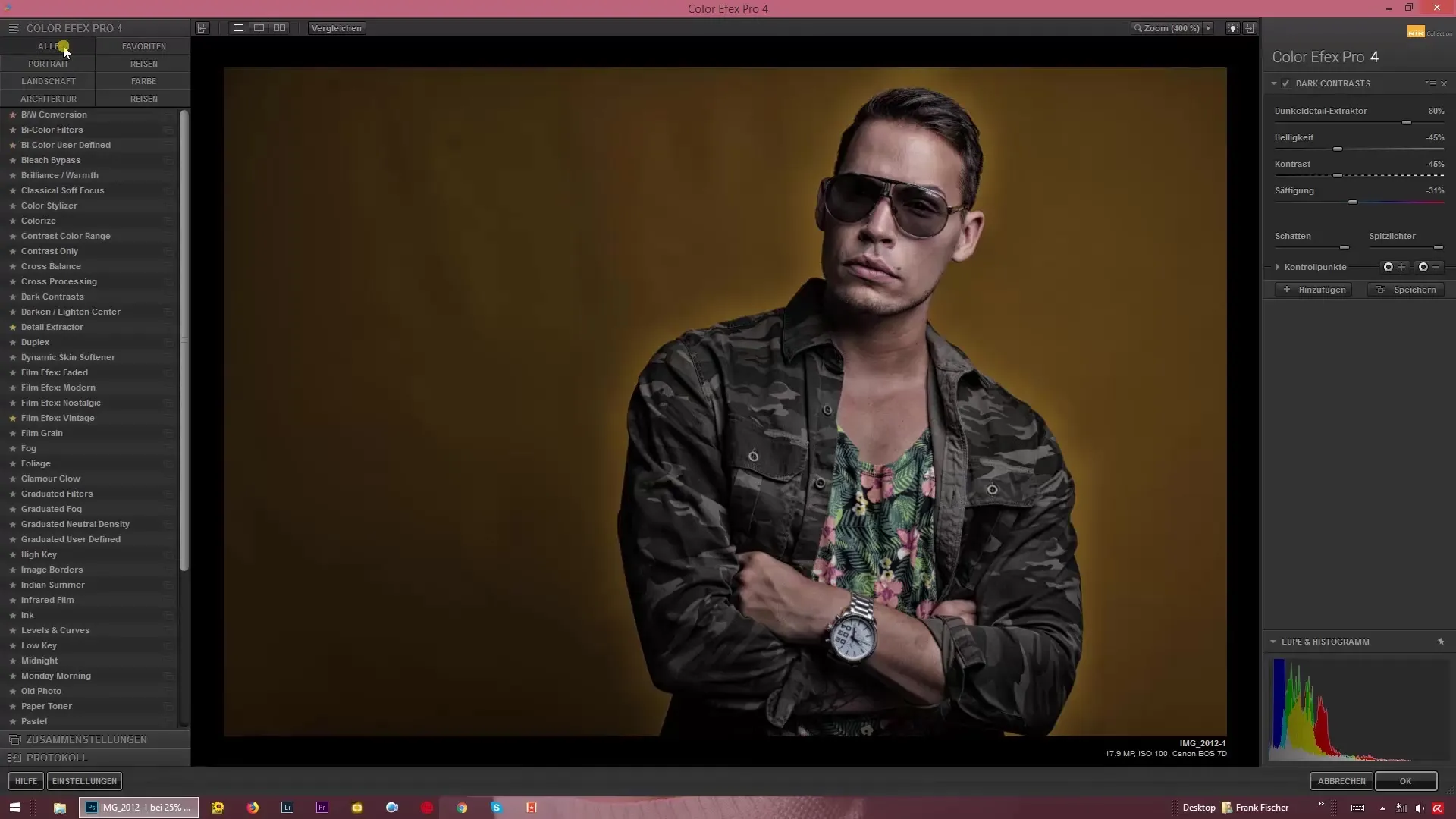 Color Efex Pro 4 – Always have favorites readily available
