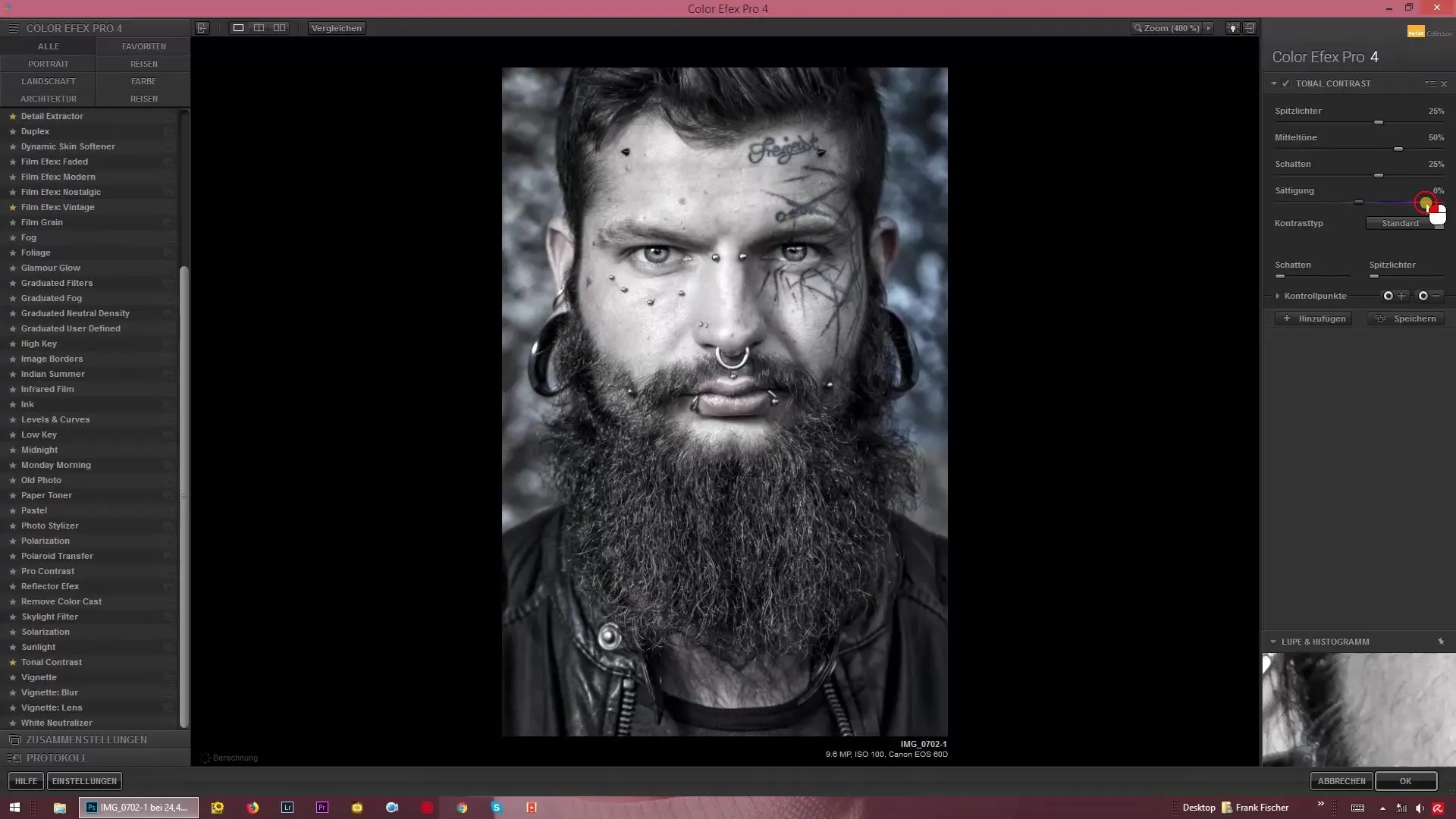 Tonal contrast for impressive image editing