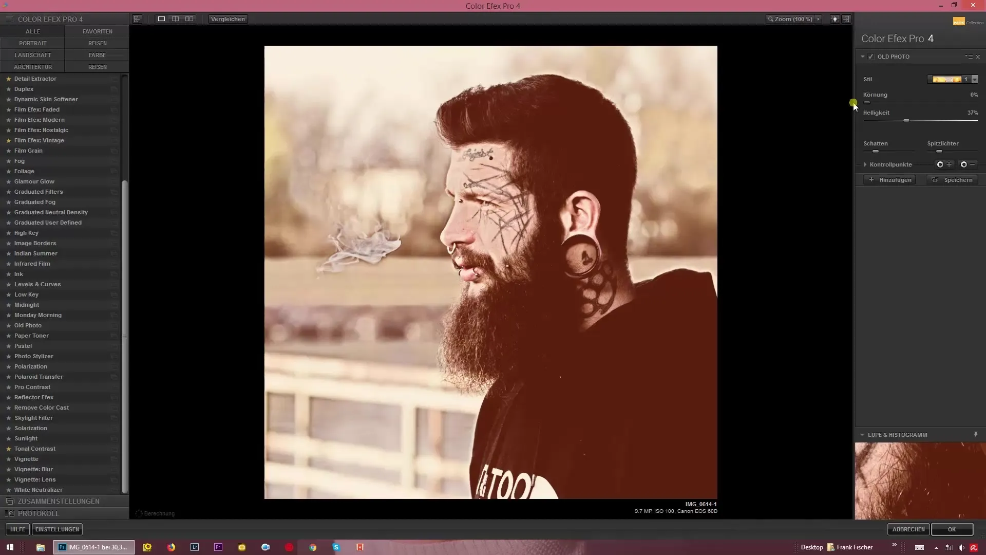 Create nostalgic old photo effects with Color Efex Pro 4