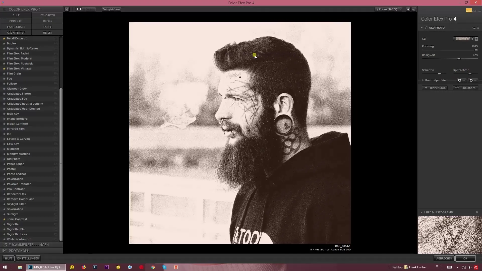 Create nostalgic old photo effects with Color Efex Pro 4