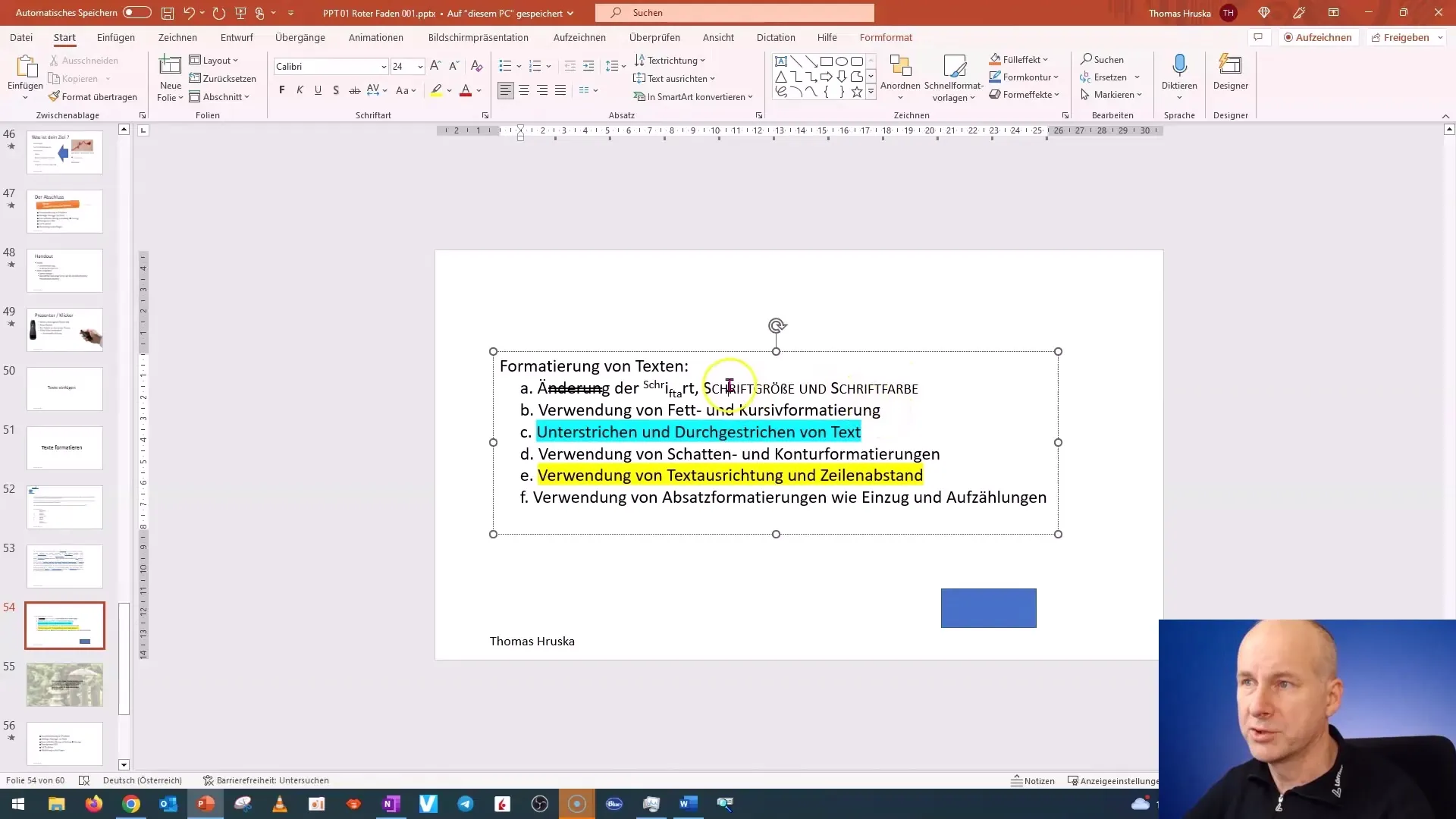 Formatarea eficientă a textului în PowerPoint - Așa faci corect